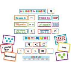 Numbers, Counting & More 0-20 Pocket Chart Cards