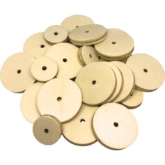 STEM Basics: Wooden Wheels - 60 Count