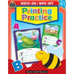 Write-On/Wipe-Off Book: Printing Practice