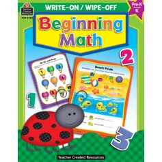 Write-On/Wipe-Off Book: Beginning Math