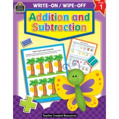 Write-On/Wipe-Off Book: Addition and Subtraction