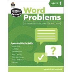 Practice Makes Perfect: Word Problems Grade 1