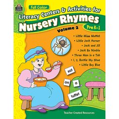 Full-Color Literacy Centers & Activities for Nursery Rhymes Volume 2