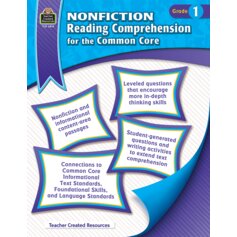 Nonfiction Reading Comprehension for the Common Core Grade 1