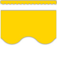 Yellow Gold Scalloped Border Trim