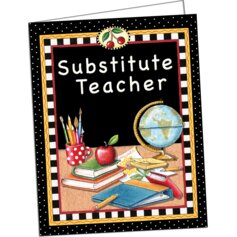 Substitute Teacher Pocket Folder from Mary Engelbreit