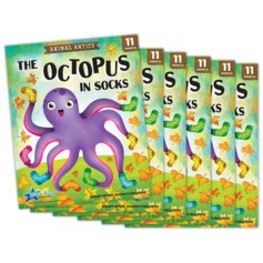 Animal Antics: The Octopus in Socks - Short Vowel o Reader - 6 Pack