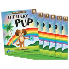 Animal Antics: The Lucky Pup - Short Vowel u Reader - 6 Pack