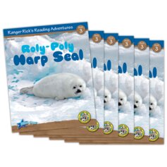 Ranger Rick's Reading Adventures: Roly Poly Harp Seal 6-Pack