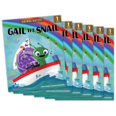 Animal Antics: Gail the Snail - Long a Vowel Reader - 6 Pack