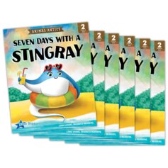 Animal Antics: Seven Days with a Stingray - Long a Vowel Reader - 6 Pack