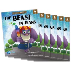 Animal Antics: The Beast in Jeans - Long e Vowel Reader - 6 Pack