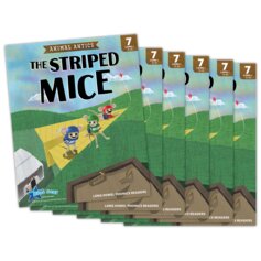 Animal Antics: The Striped Mice - Long i Vowel Reader - 6 Pack