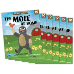 Animal Antics: The Mole at Home - Long o Vowel Reader - 6 Pack