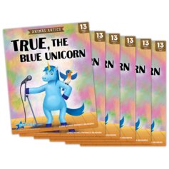 Animal Antics: True, the Blue Unicorn - Long u Vowel Reader - 6 Pack