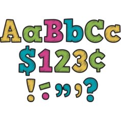 Chalkboard Brights Bold Block 4" Letters Combo Pack