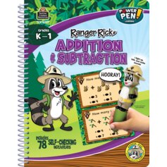 Ranger Rick Power Pen Learning Book: Addition & Subtraction