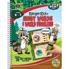 Ranger Rick Power Pen Learning Bk: Sight Words/Word Families