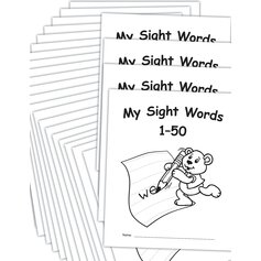 My Own Sight Words 1–50, 25-pack