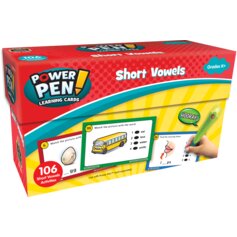 Power Pen Learning Cards: Short Vowels