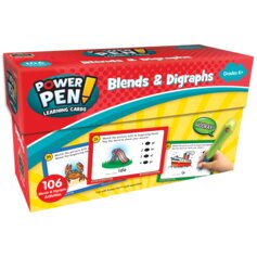 Power Pen Learning Cards: Blends & Digraphs