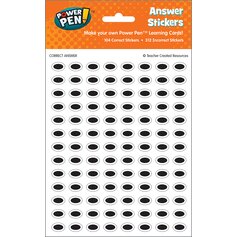 Power Pen Learning Cards Answer Stickers