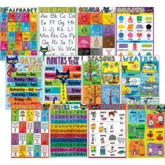 Pete the Cat Early Learning Small Poster Pack