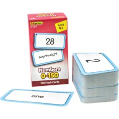 Numbers 0-150 Flash Cards