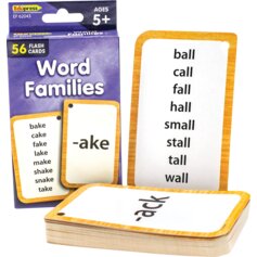 Word Families Flash Cards