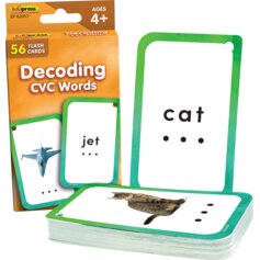 Decoding CVC Words Flash Cards