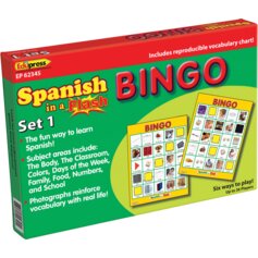 Spanish in a Flash Bingo Game Set 1