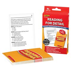 Reading for Detail Practice Cards Red Level