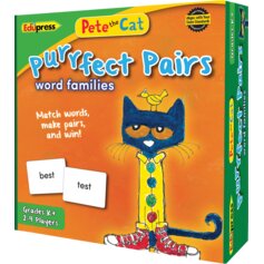 Pete the Cat Purrfect Pairs Game: Word Families