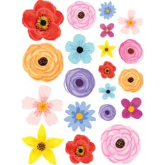 Wildflowers Accents - Assorted Sizes