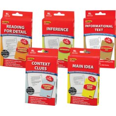 Reading Comprehension Cards 5-Pack Grades 2-3