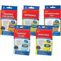 Reading Comprehension Cards 5-Pack Grades 4-5