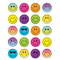 Brights 4Ever Smiley Faces Stickers