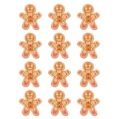 Gingerbread Cookies Stickers