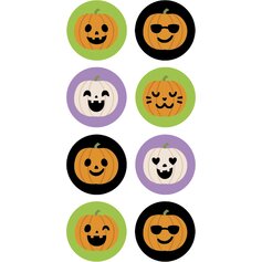 Halloween Pumpkins Mini Stickers