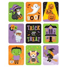 Large Halloween Stickers