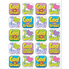 God is Great Stickers