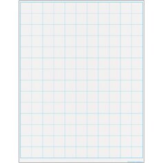 Graphing Grid 1½ Inch Squares Write-On/Wipe-Off Chart