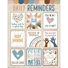 Everyone is Welcome Daily Reminders Chart