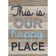 This is Our Happy Place Positive Poster