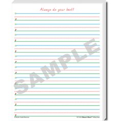 Smart Start 1-2 Writing Paper: 360 Sheets