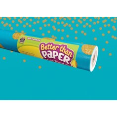 Teal Confetti Better Than Paper Bulletin Board Roll