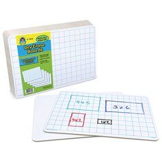 Double-Sided Math Grid Dry Erase Boards