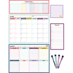 Oh Happy Day Dry-Erase Magnetic Calendar Set