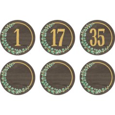 Eucalyptus Numbers Magnetic Accents