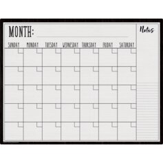 Modern Farmhouse Calendar Write-On/Wipe-Off Chart